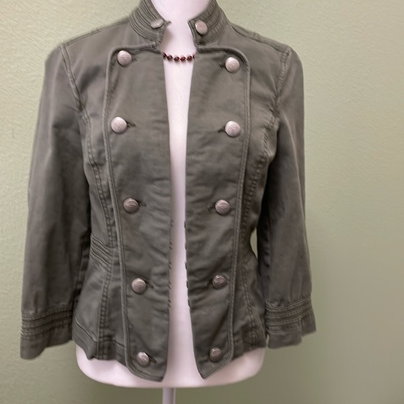 Calvin Klein Jeans Jackets & Blazers - Calvin Klein Jeans women military style jacket. Size M army green.Silver buttons